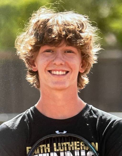 Faith Lutheran's Sam Fouse is a member of the Nevada Preps All-Southern Nevada boys tennis team.