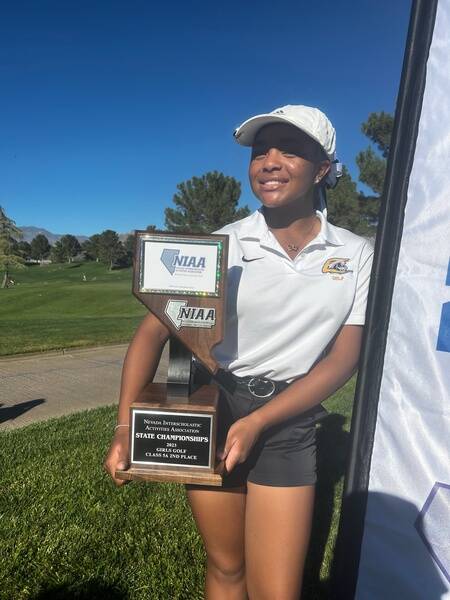 Clark's Alliah Jordan is a member of the Nevada Preps All-Southern Nevada girls golf team.