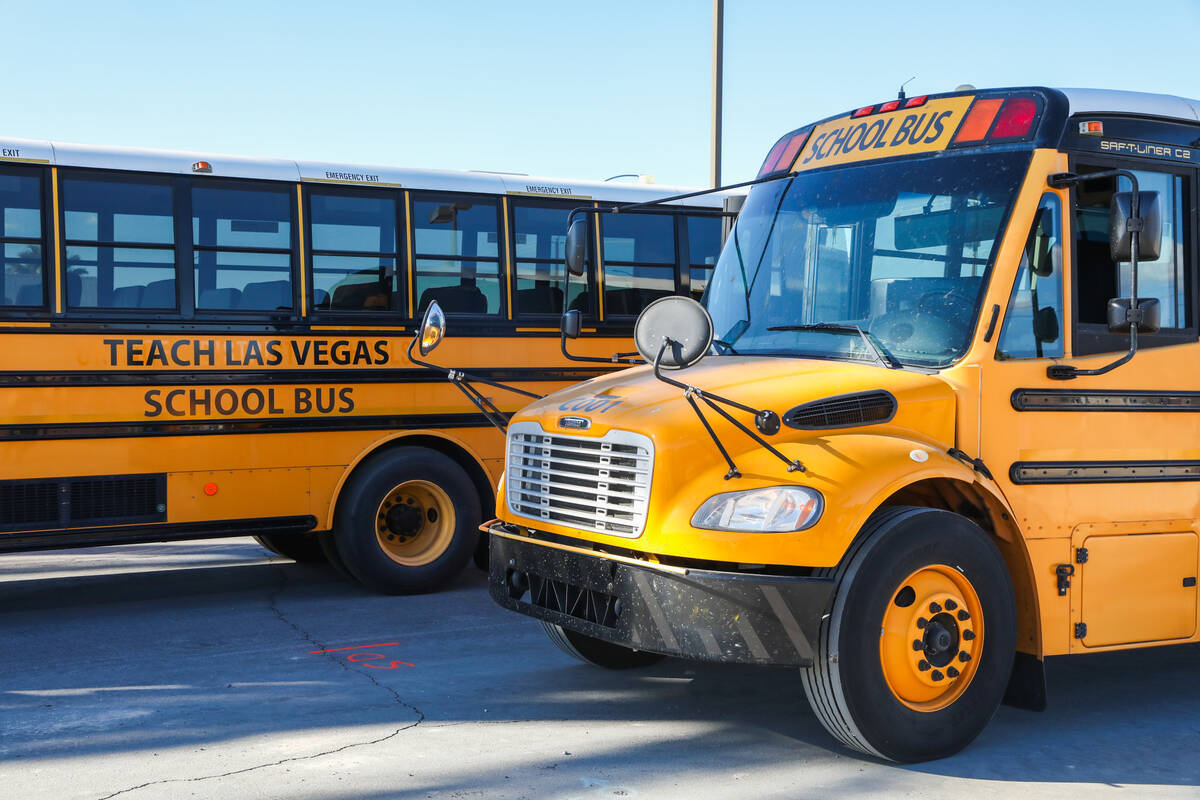 Buses provided by Bright Yellow Lines, a new company offering busing for charter schools, are t ...