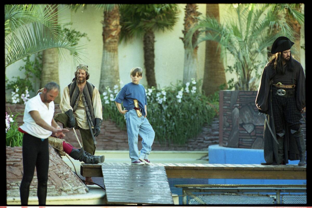 The filming of the "Treasure Island - The Adventure Begins" television-movie, set during the $4 ...