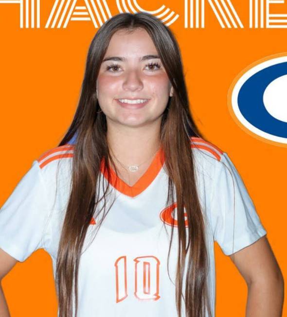 Bishop Gorman's Stephenie Hackett is a member of the Nevada Preps All-Southern Nevada girls soc ...