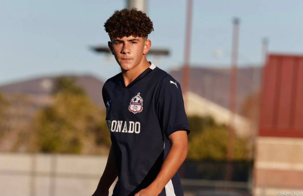 Coronado's Dylan Flores is a member of the Nevada Preps All-Southern Nevada boys soccer team.