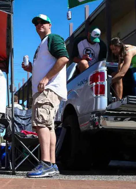 This 2017 Review-Journal photo shows Detective Kevin LaPeer at a St. Patrick's Day parade in He ...