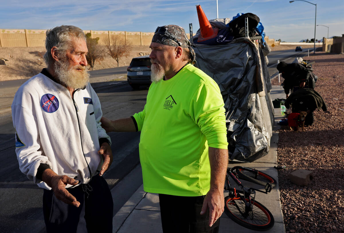 Robert Tully, 62, talks about five of his friends being shot at their homeless encampment near ...