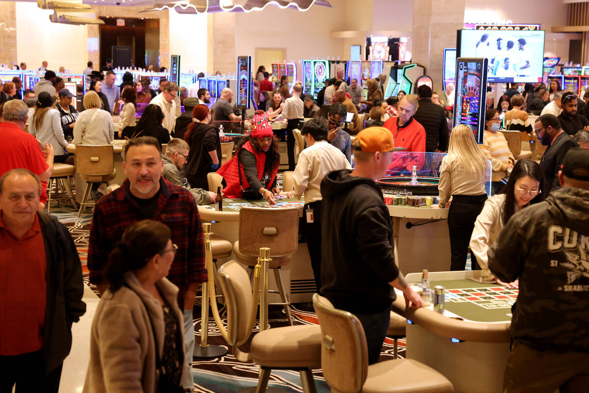 The gaming floor is shown during the opening of Durango in Las Vegas Tuesday, Dec. 5, 2023. (K. ...