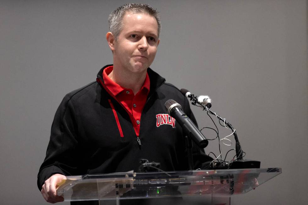Jason Smith, department of accounting chair at UNLV, memorializes his colleague Patricia Navarr ...