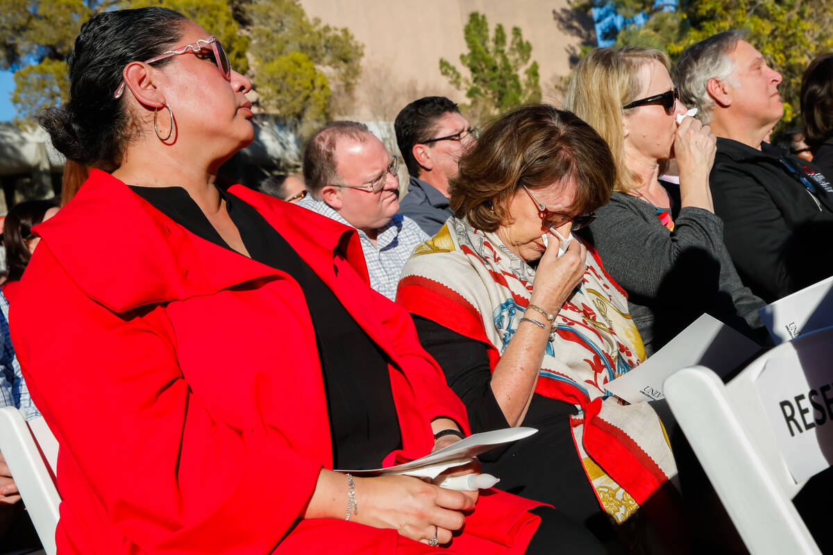 UNLV community members mourn the loss of three professors, Dr. Jerry Cha-Jan Chang, Dr. Patrici ...