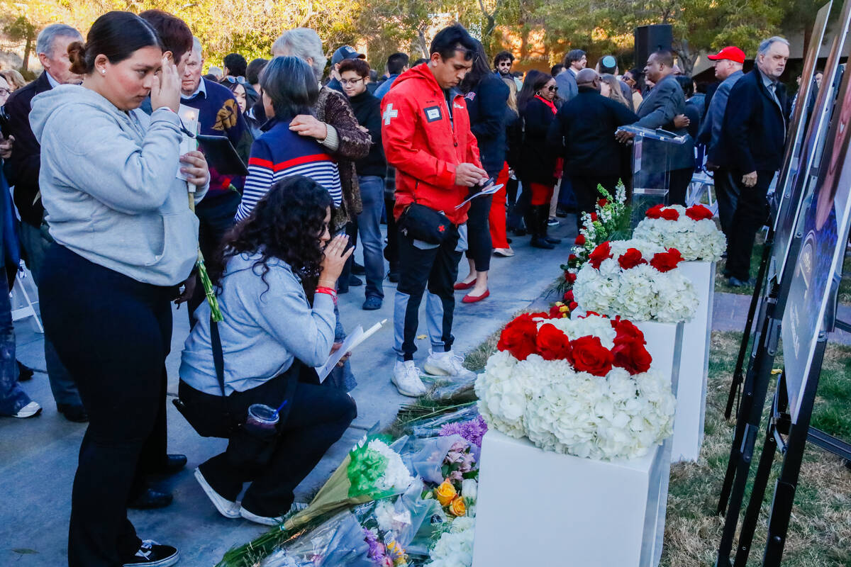 UNLV community members mourn the loss of three professors, Dr. Jerry Cha-Jan Chang, Dr. Patrici ...