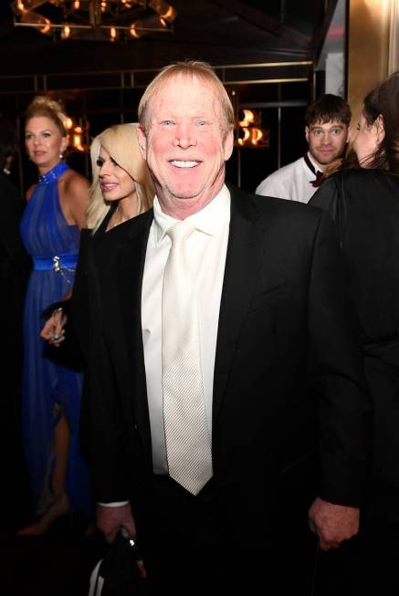 LAS VEGAS, NEVADA - DECEMBER 13: Owner of the Las Vegas Raiders and Las Vegas Aces Mark Davis p ...