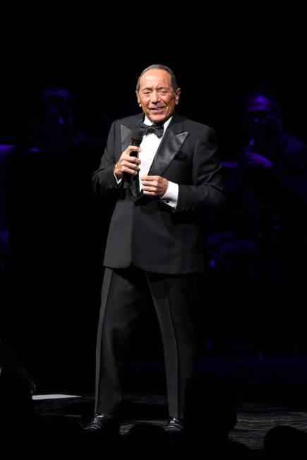 LAS VEGAS, NEVADA - DECEMBER 13: Paul Anka performs onstage during the Fontainebleau Las Vegas ...