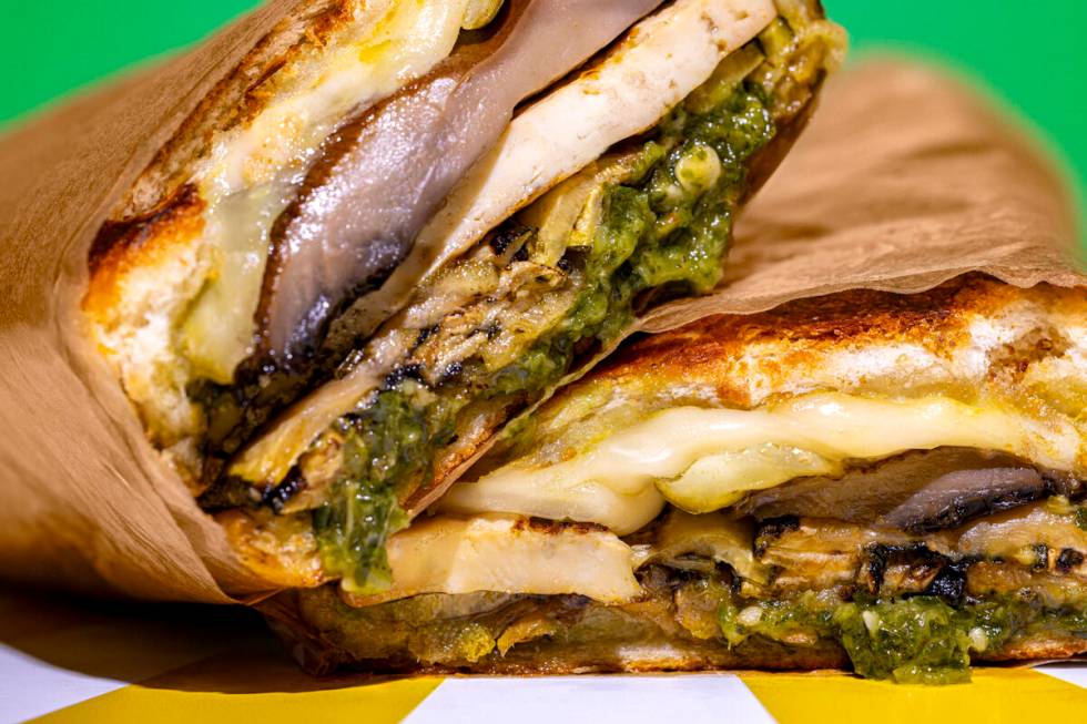 A vegetarian Cubano from The Chef Truck, the food truck created by famed chef Roy Choi and acto ...