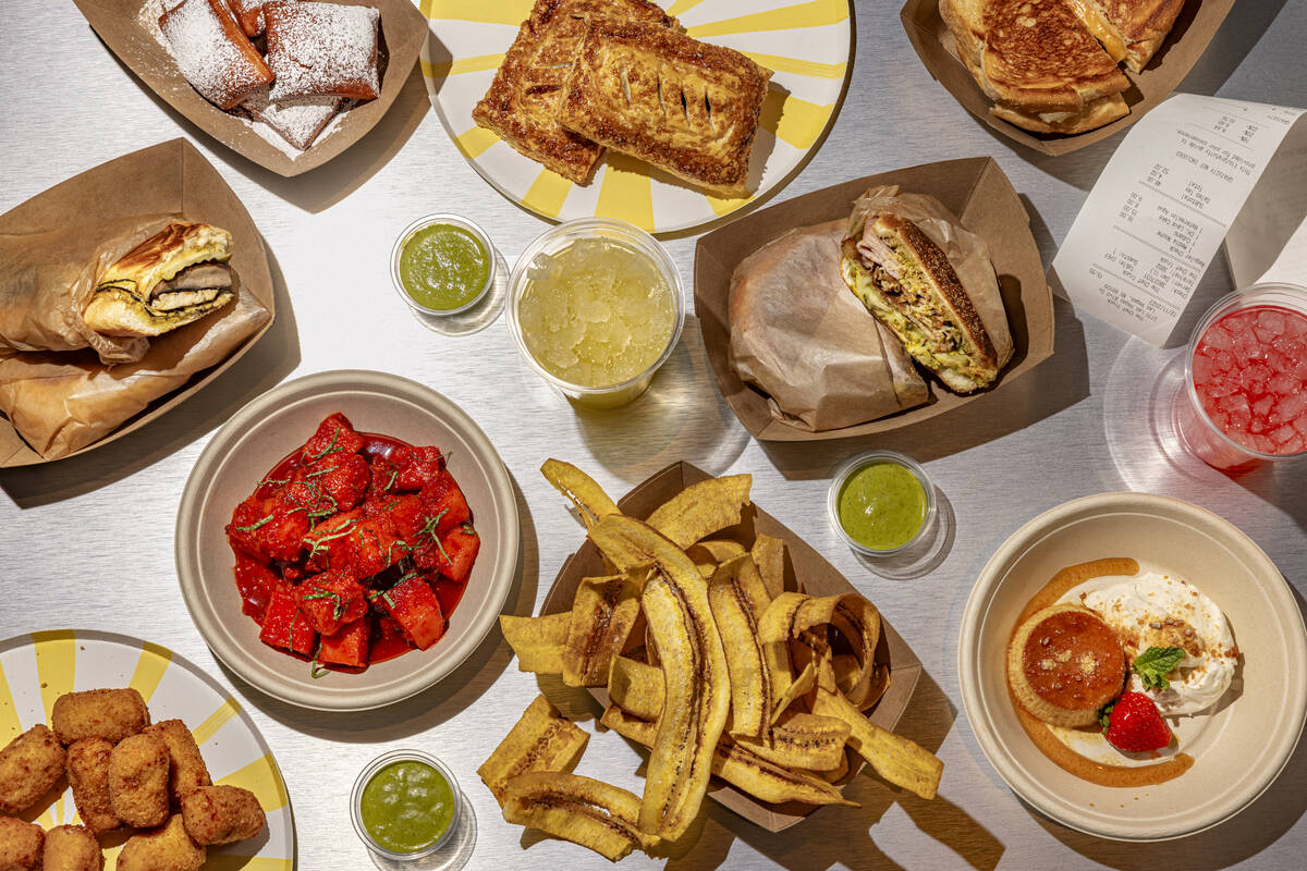 A table spread from The Chef Truck, the food truck created by famed chef Roy Choi and actor-wri ...