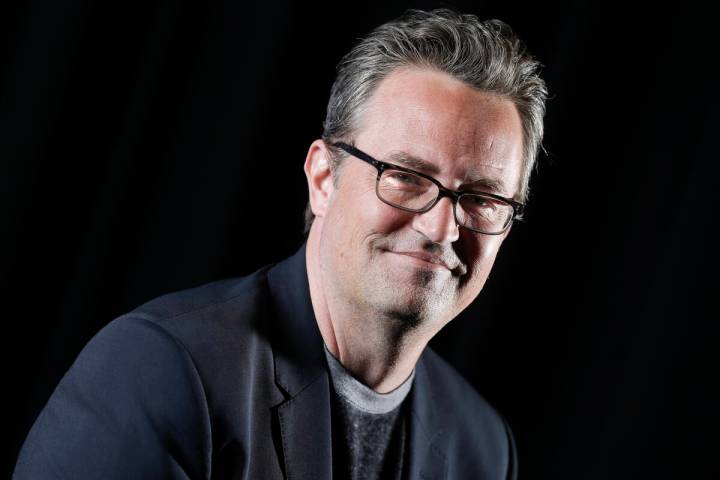 File - Matthew Perry poses for a portrait on Feb. 17, 2015, in New York. Perry, 54. The Emmy-n ...