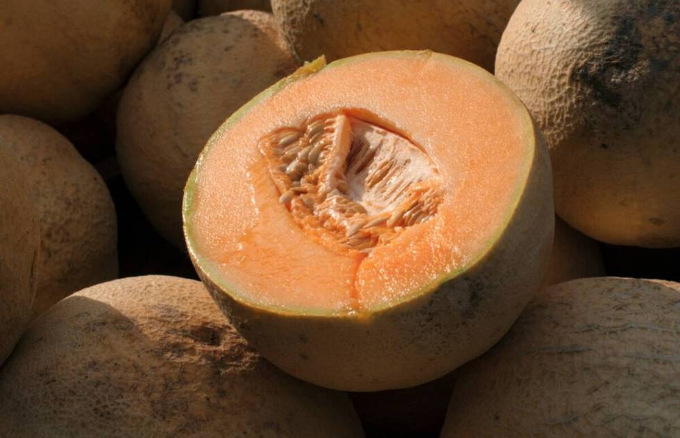 Cantaloupes are displayed for sale in Virginia. (AP Photo/J. Scott Applewhite)