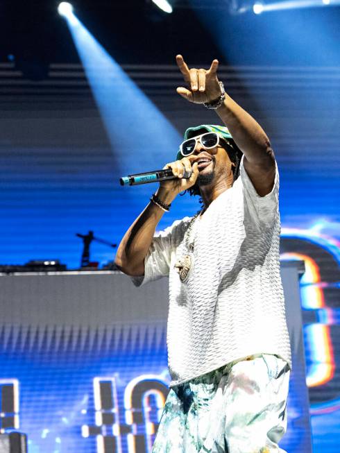 Lil Jon performs at the Essence Festival on Saturday, July 1, 2023, at the Caesars Superdome in ...