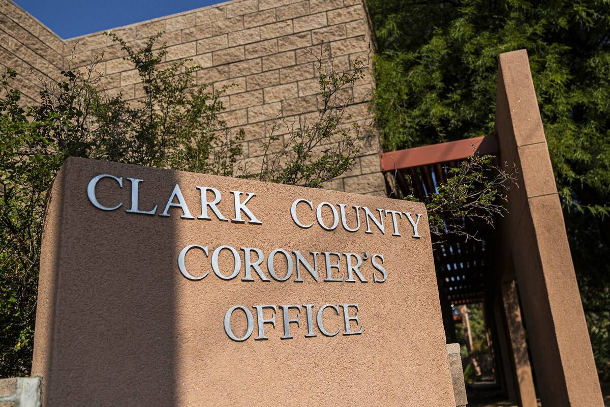 The Clark County Coroner’s office in Las Vegas. (Benjamin Hager/Las Vegas Review-Journal) @be ...