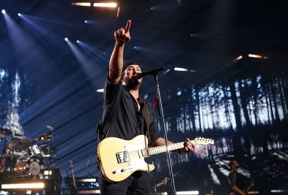 Luke Bryan performs during his residency at Resorts World Las Vegas on February 11, 2022, in La ...