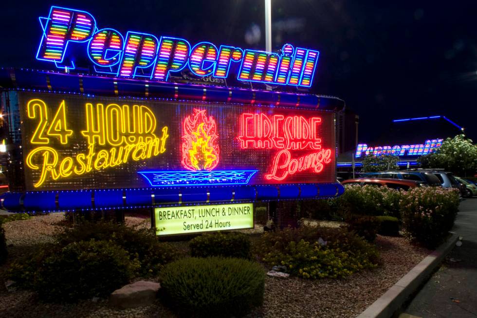 The Peppermill restaurant at 2985 Las Vegas Blvd. South is shown Saturday, Aug. 22, 2009, in La ...