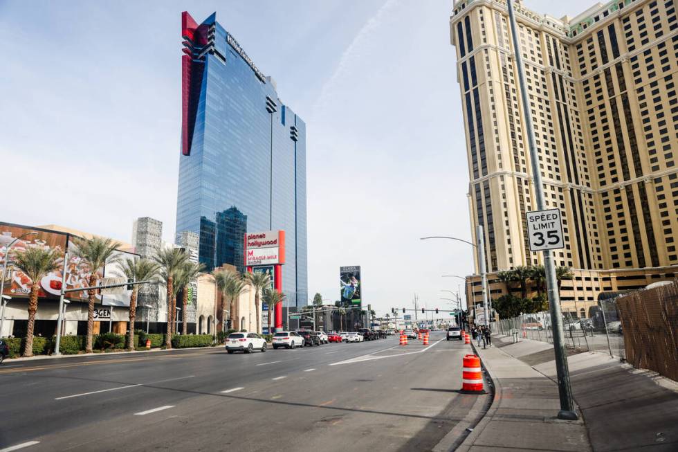 The general area of the 100 block of Harmon Avenue where a man shot from a high-rise building b ...