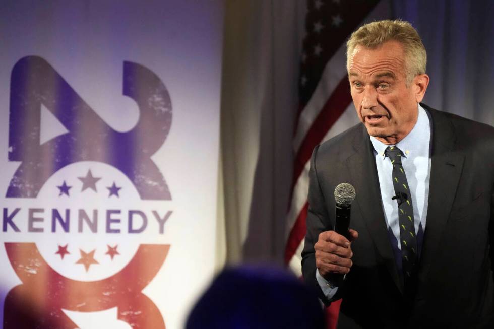 Robert F. Kennedy Jr. is one of the first major politicians running for president to address th ...