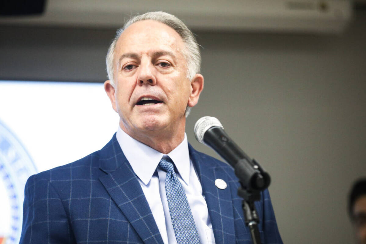 Gov. Joe Lombardo. (Rachel Aston/Las Vegas Review-Journal)