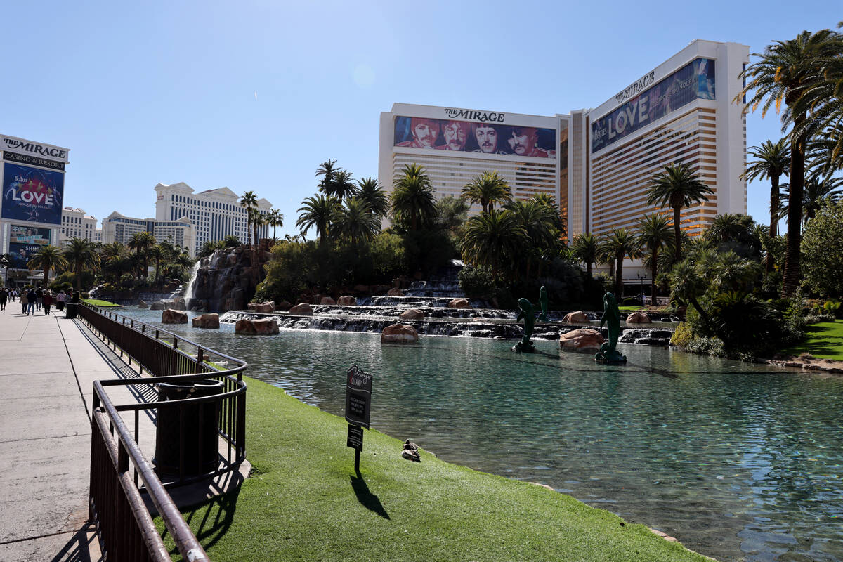 The Mirage on the Strip in Las Vegas Tuesday, March 7, 2023. Owner Hard Rock International file ...