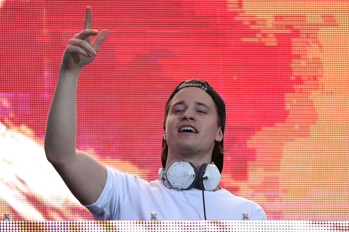 Kygo performs at Wango Tango at StubHub Center on Saturday, May 14, 2016, in Carson, Calif. (Ph ...