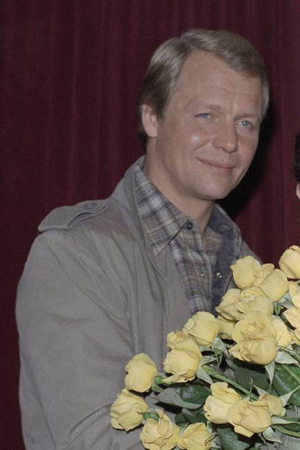 David Soul is photographed at an event in Los Angeles, Dec. 6, 1983. Soul, who hit fame as blon ...