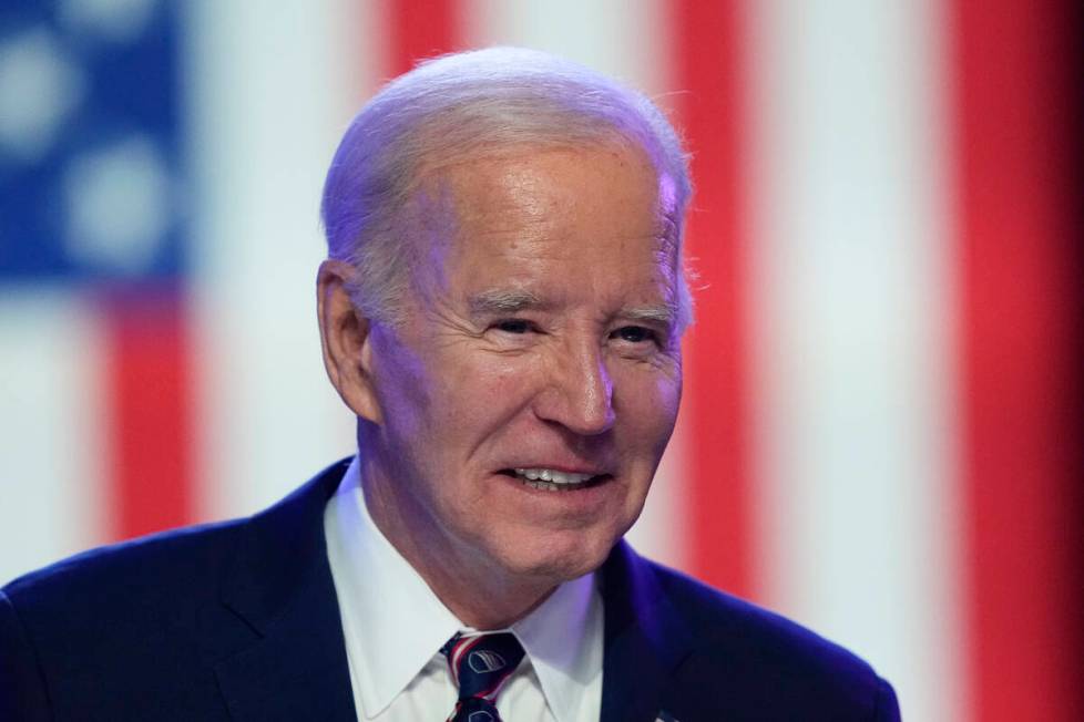 President Joe Biden speaks in Blue Bell, Pa., Friday, Jan. 5, 2024. (AP Photo/Matt Rourke)