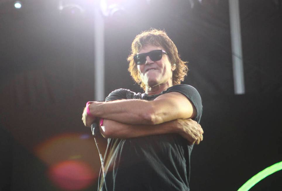 Stephan Jenkins of Third Eye Blind performs during the Life is Beautiful music and arts festiva ...