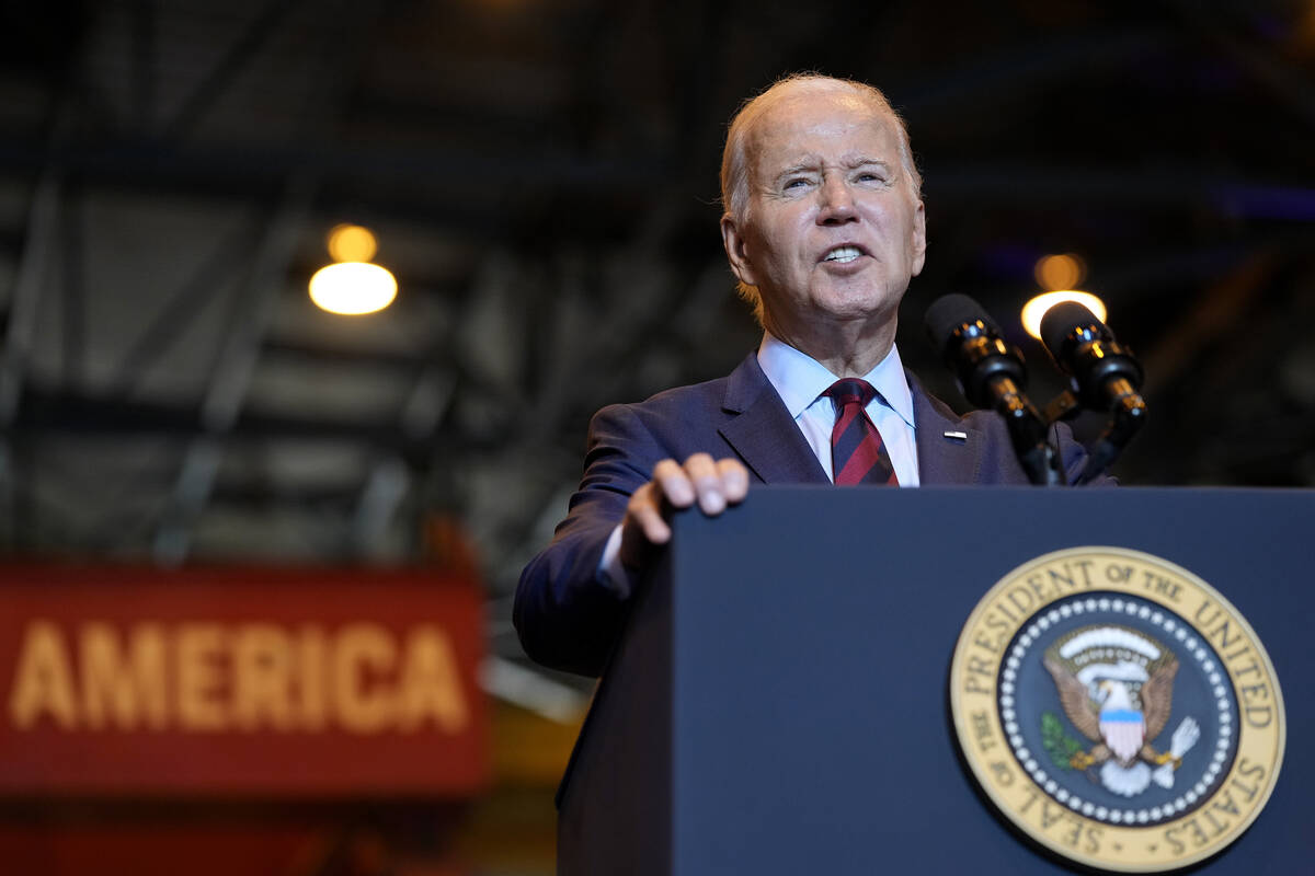 President Joe Biden. (AP Photo/Susan Walsh)