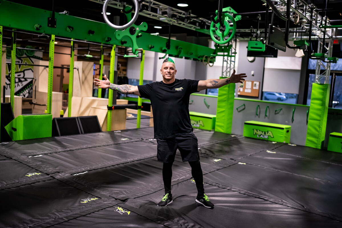 American Ninja Warrior finalist Pericoloso has opened a gym in Las Vegas. (Ninja Lair)