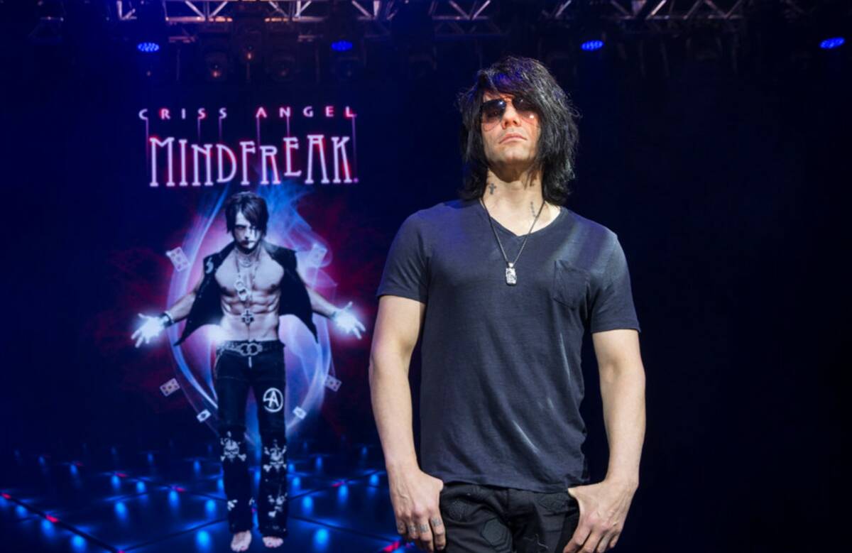 Criss Angel is seen at Planet Hollywood Resort in December 2018 in Las Vegas. (Las Vegas Review ...