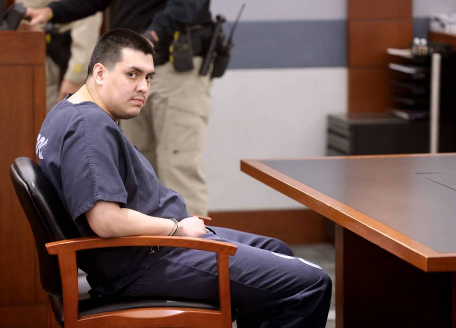 Fernando Reyes, who killed two pedestrians in a DUI crash, appears in court for his sentencing ...