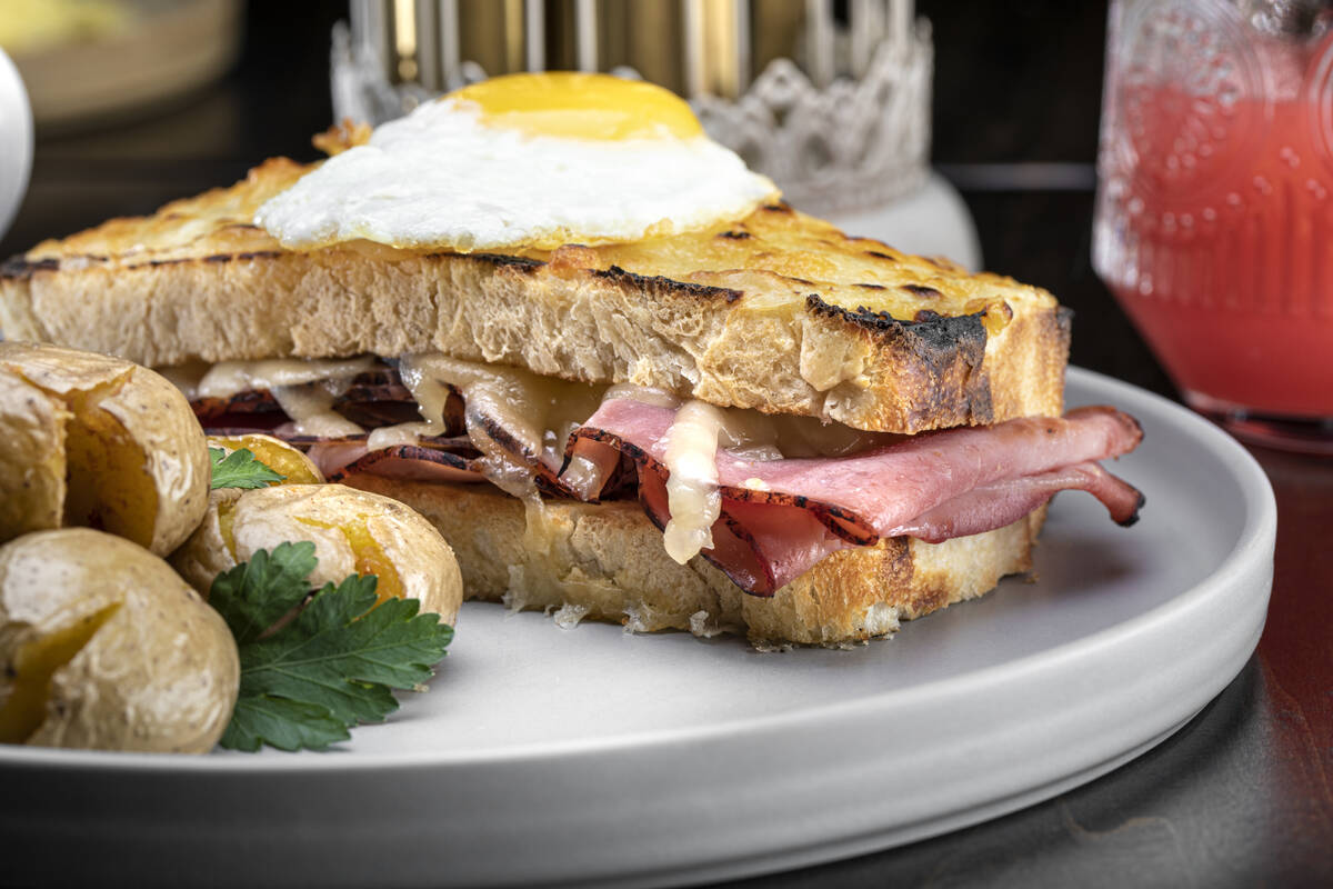 A croque madame from Early Birds, a breakfast spot planned to open in March 2024 in southwest L ...