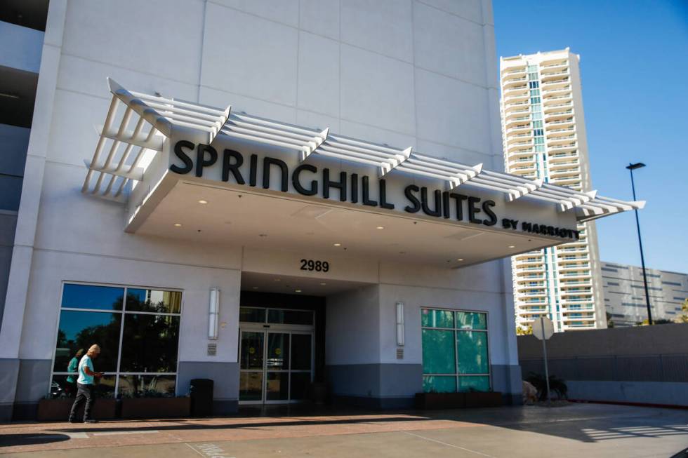 SpringHill Suites Las Vegas as seen on Sunday, Jan. 14, 2024 in Las Vegas. (Daniel Pearson/Las ...