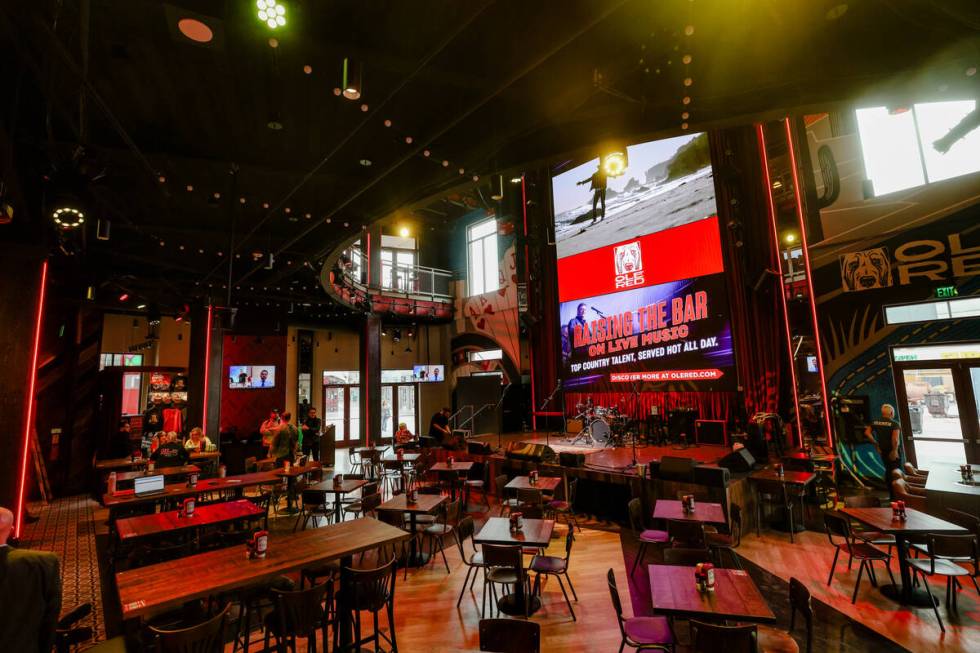 Ole Red Las Vegas, a restaurant, bar and live music venue by country musician Blake Shelton and ...