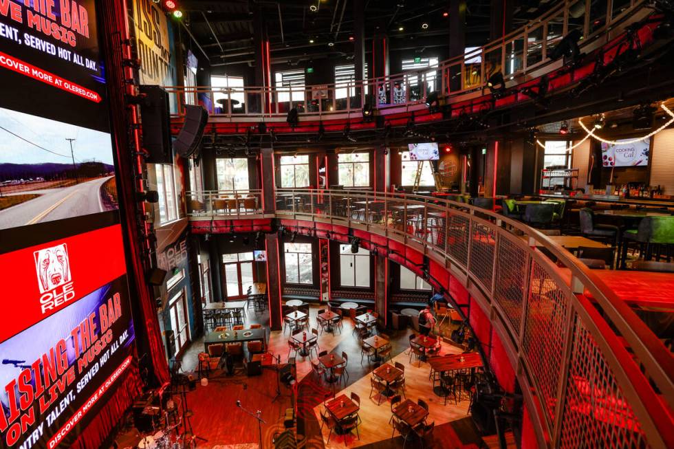 Ole Red Las Vegas, a restaurant, bar and live music venue by country musician Blake Shelton and ...