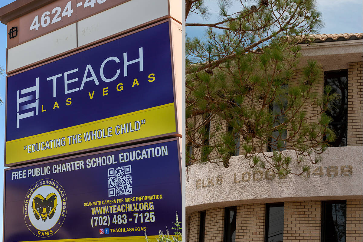 Two Las Vegas charter schools, TEACH Las Vegas and Sage Collegiate, are no longer considering a ...