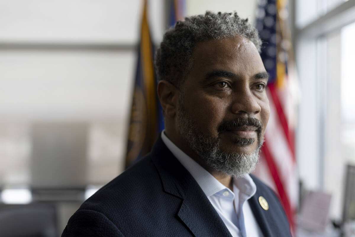 Congressional Black Caucus Chairman Rep. Steven Horsford, D-Nev., in his office at North Las Ve ...