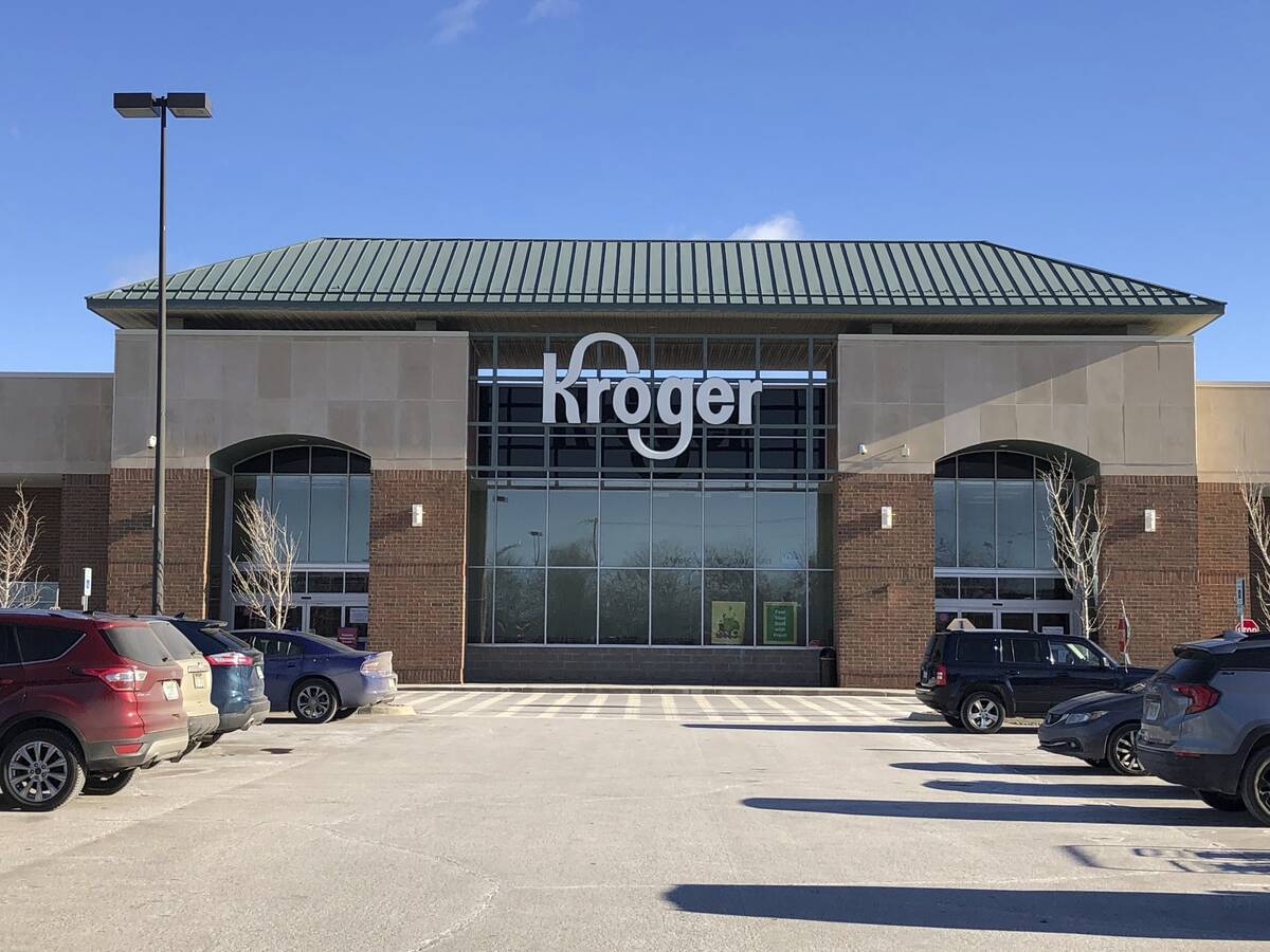 A Kroger grocery store is seen, Jan. 23, 2021, in Novi, Mich. Washington state Attorney General ...