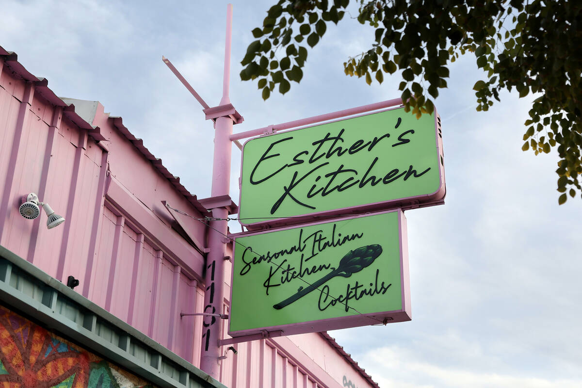 The new Esther’s Kitchen space in the Arts District on Wednesday, Jan. 17, 2024, in Las ...