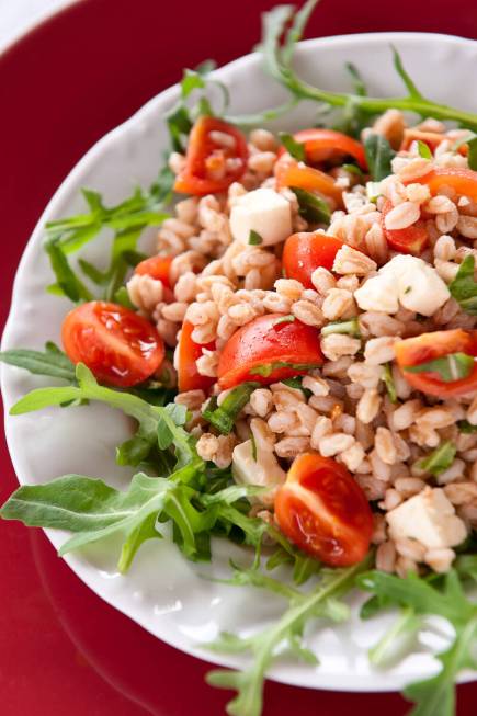 Eating whole grains such as farro can help moderate blood sugar, as the dietary fiber moderates ...