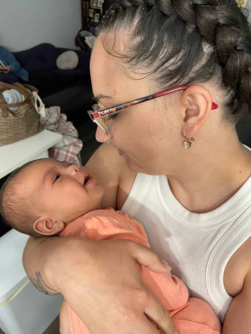 Suzanne Chapel with her daughter Auroya. (Courtesy Laura Chapel)