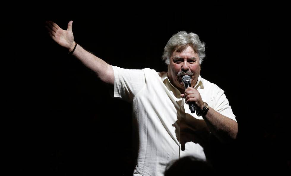 Singer Tony Orlando speaks during the grand opening night of the Bronx Wanderers at the Westgat ...