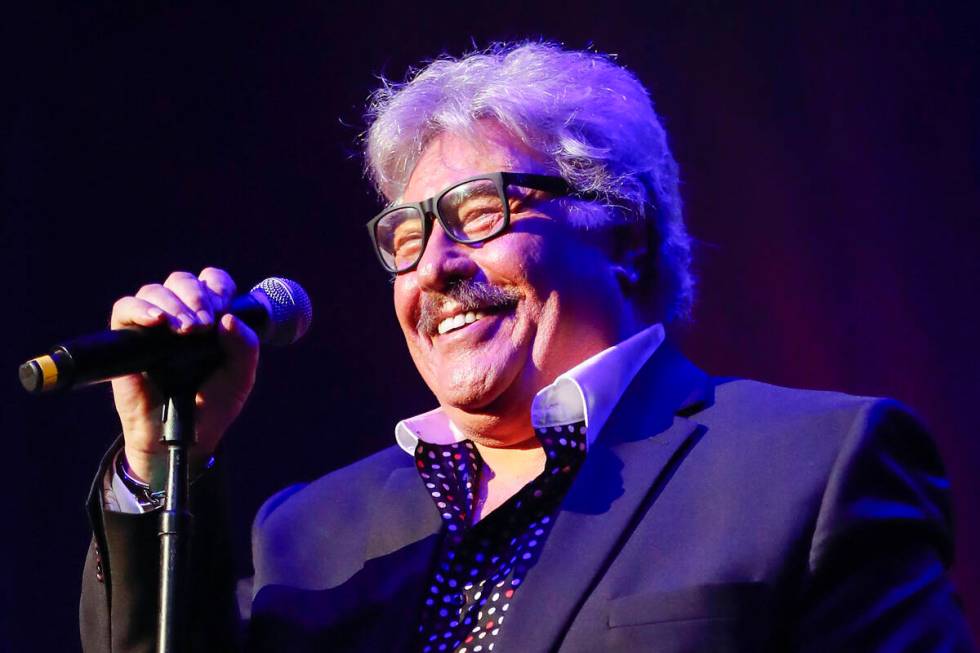 Tony Orlando accepts the Mohegan Sun Arena Casino of the Year award at the 13th Annual ACM Hono ...