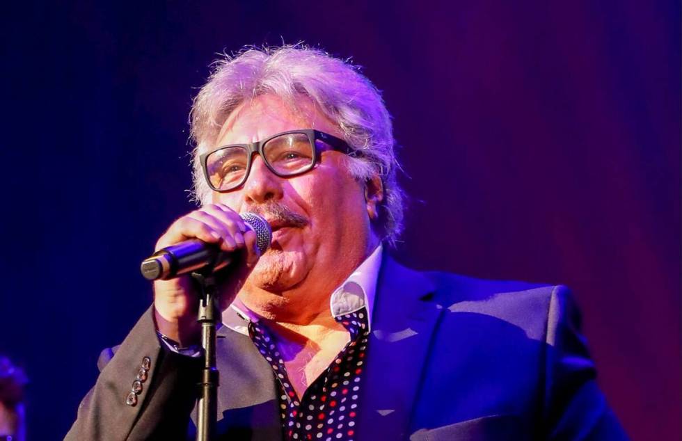 Tony Orlando accepts the Mohegan Sun Arena Casino of the Year award at the 13th Annual ACM Hono ...