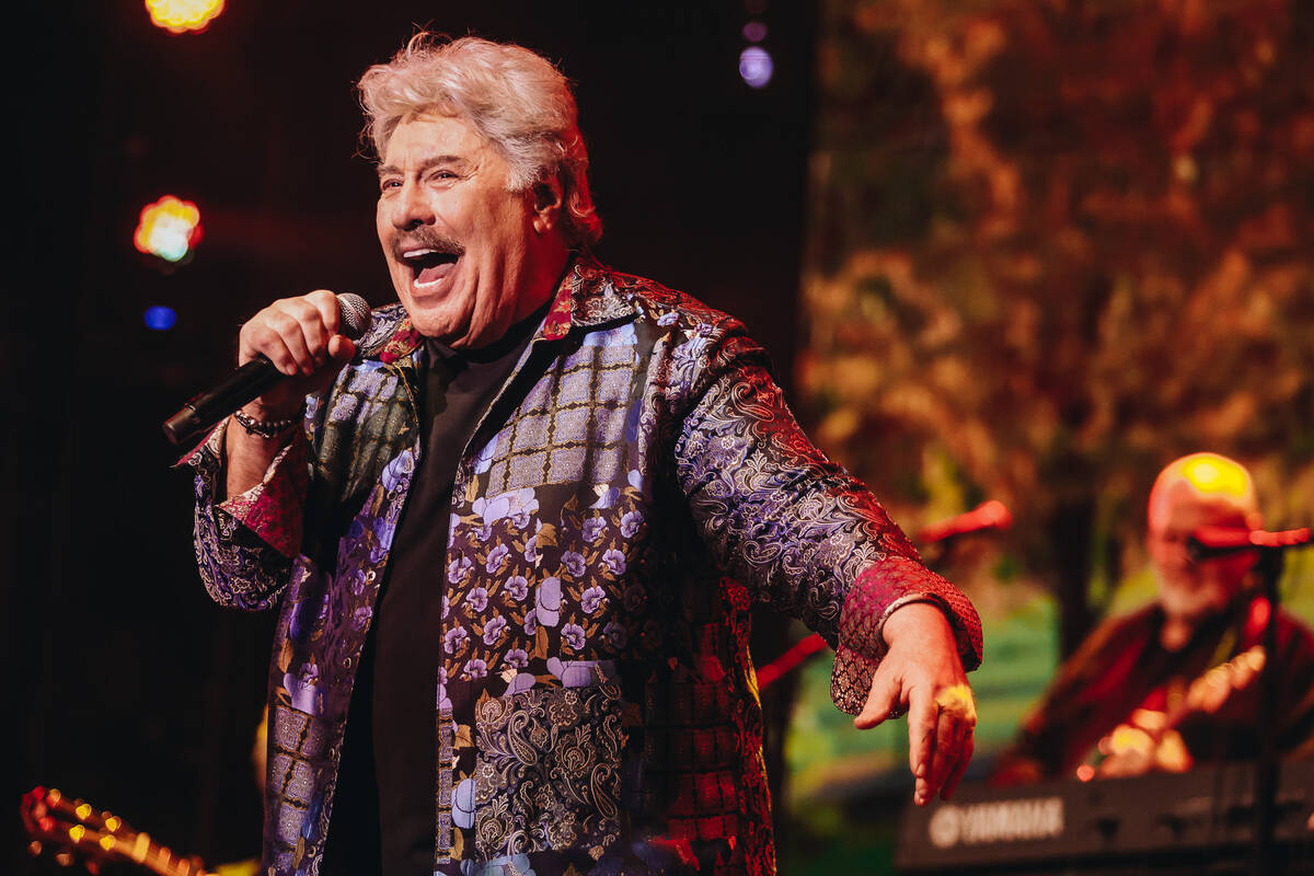 Tony Orlando performs his last live show in Las Vegas at the South Point Showroom on Sunday, Ja ...