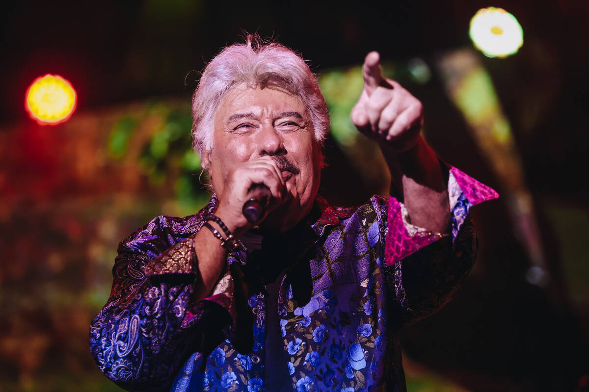 Tony Orlando performs his last live show in Las Vegas at the South Point Showroom on Sunday, Ja ...