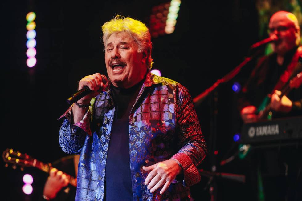 Tony Orlando performs his last live show in Las Vegas at the South Point Showroom on Sunday, Ja ...